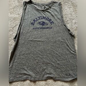Under Armour Baltimore Ravens NFL Combine Gray Performance Tank - Size XL
